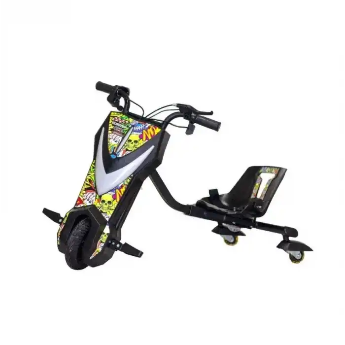 Cool Wheels Işıklı Drift Scooter Siyah