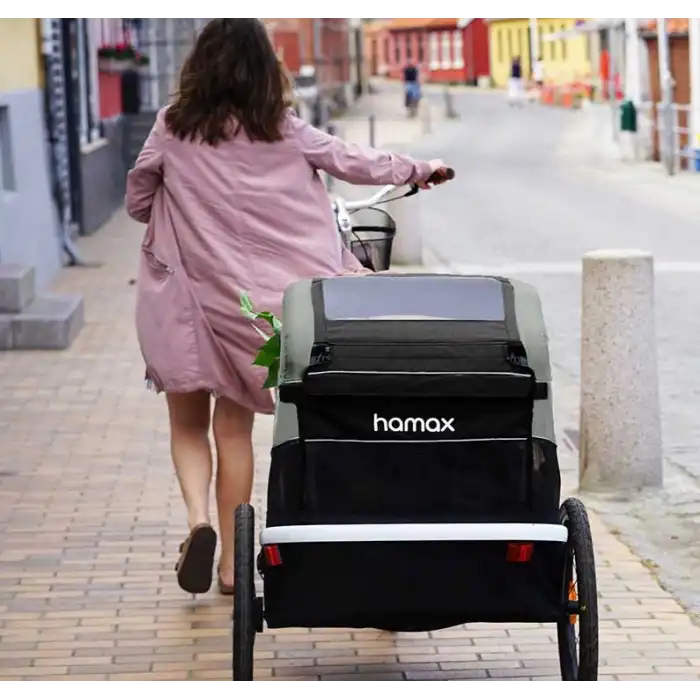 Hamax Avenida One Çocuk Romörkü Fosfor Yeşil