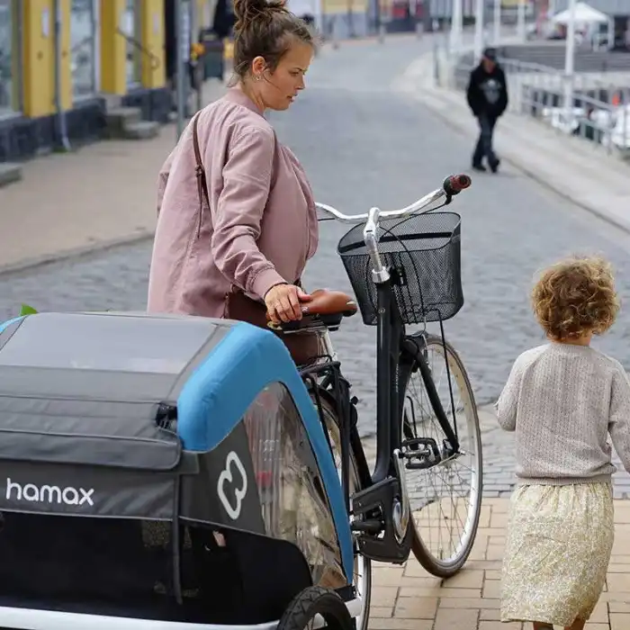Hamax Avenida One Çocuk Romörkü Petrol Mavisi