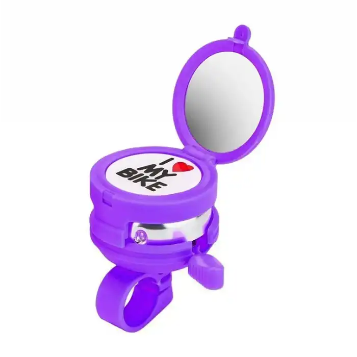 Impact I Love My Bike Aynalı Zil Mor