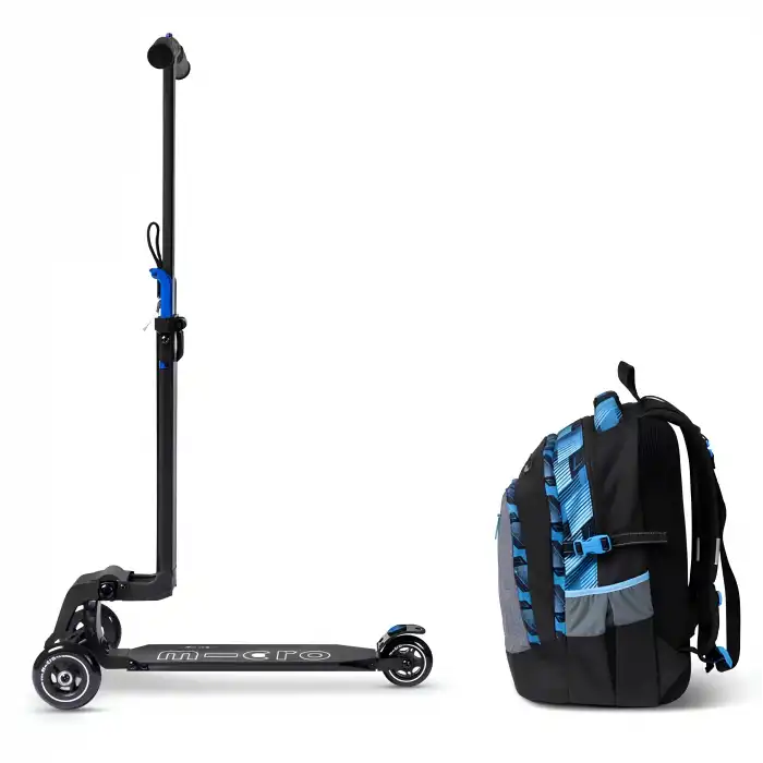 Micro Luggage Kickpack Lite Blue Sırt Çantalı Scooter