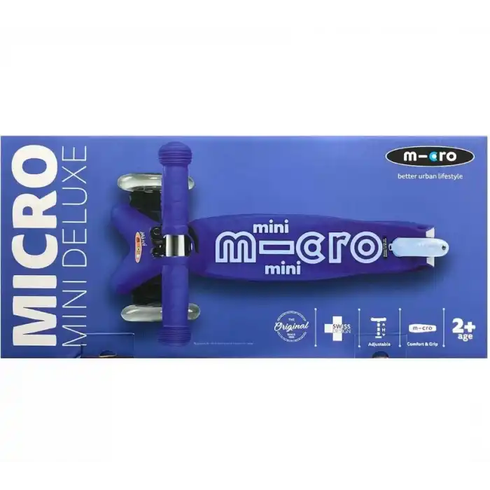 Micro Mini Micro Deluxe 3 Tekerlekli Scooter Mavi