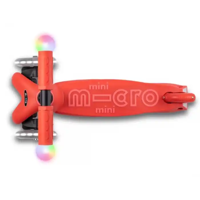 Micro Mini2Grow Deluxe Magic LED 3 Tekerlekli Scooter Red