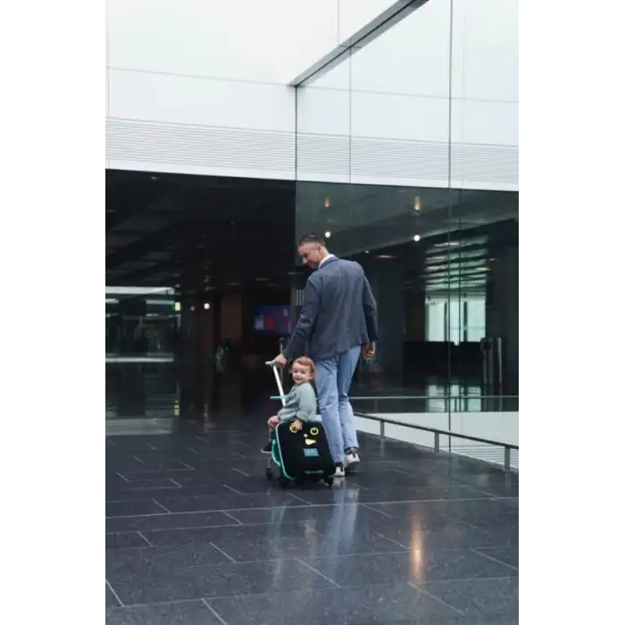 Micro Ride On Luggage Eazy Scooter Bagaj Çanta Forest Green