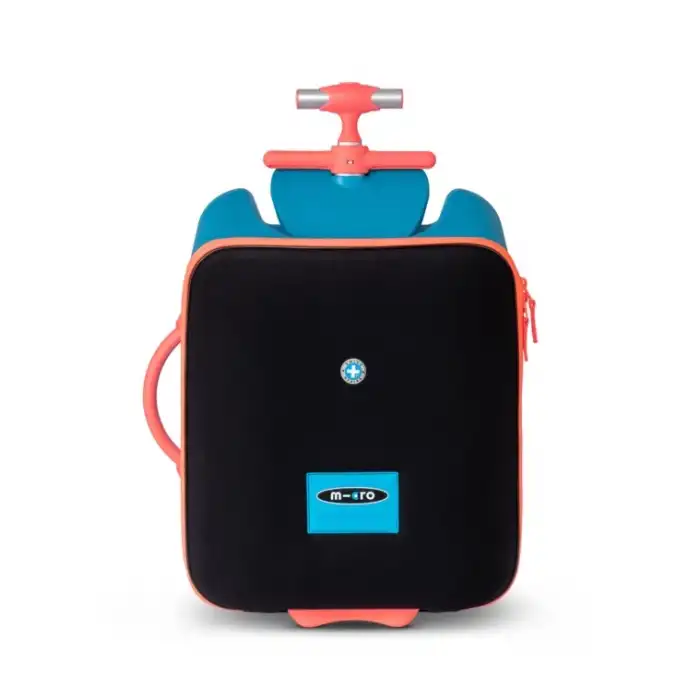 Micro Ride On Luggage Eazy Scooter Bagaj Ocean Blue