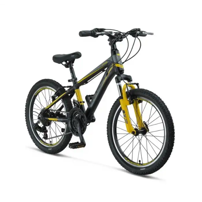 Mosso Wildfire Man 20 Jant V-Fren Çocuk Bisikleti Siyah-Sarı
