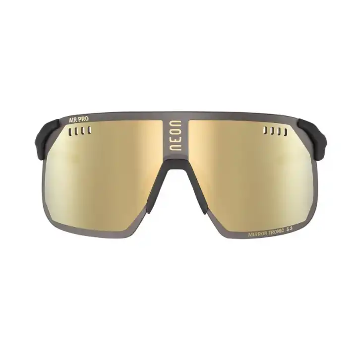 Neon Air Pro Mirrortronic Bronz Lensli Siyah Çerçeve Bisiklet Gözlüğü