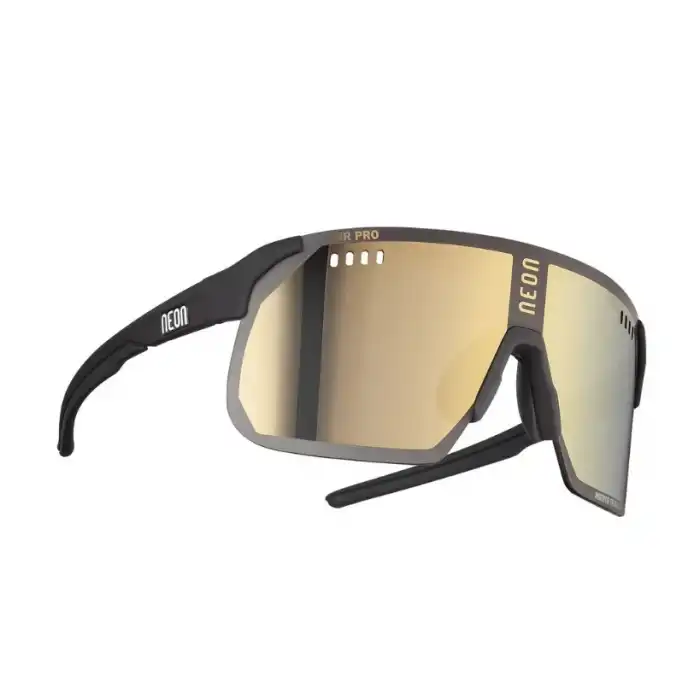 Neon Air Pro Mirrortronic Bronz Lensli Siyah Çerçeve Bisiklet Gözlüğü