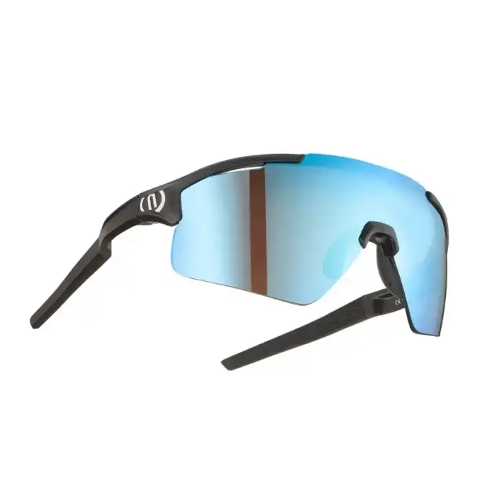 Neon Nova Mirrortronic Mavi Lens Siyah Çerçeve Bisiklet Gözlüğü - Ekstra Şeffaf Lens