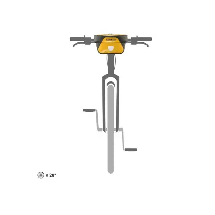 Ortlieb F3615 Ultimate Six Classic Gidon Çantası 5 Litre Sarı-Siyah