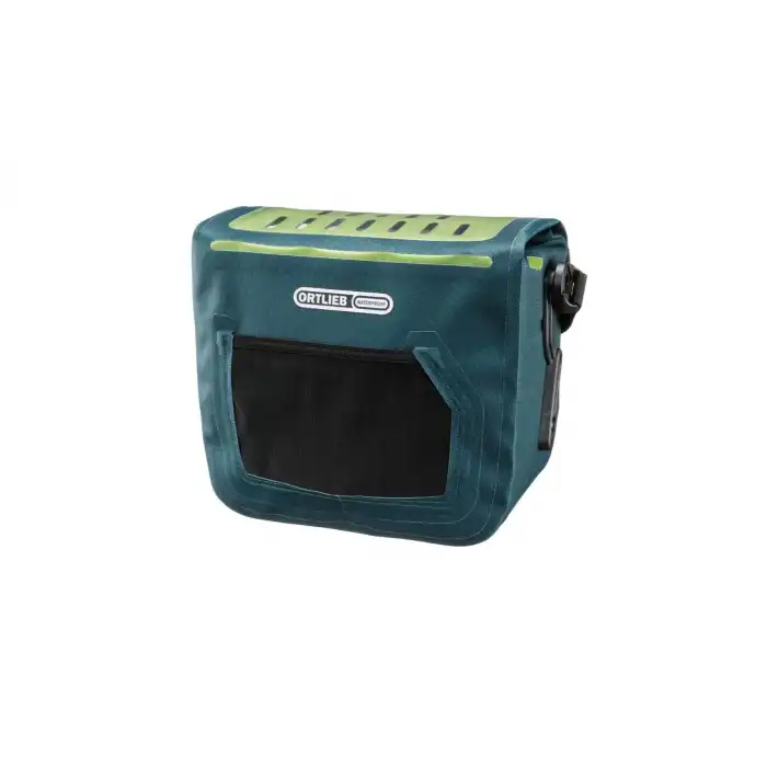 Ortlieb F8231 E-Bike Gidon Çantası 7 Litre Petrol Yeşili