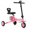 Igofor 3 Tekerlekli Katlanabilir Elektrikli Oturulabilir Scooter Pembe