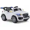 Babyhope 436 Audi 12V Beyaz Akülü Araba