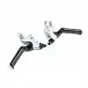 Brompton Alüminyum Fren Kolu Seti Gri-Siyah