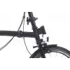 Brompton P Line Explore With Roller Frame M12R Katlanır Bisiklet Midnight Black Metallic