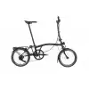 Brompton P Line Explore With Roller Frame M12R Katlanır Bisiklet Midnight Black Metallic