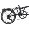 Brompton P Line Explore With Roller Frame M12R Katlanır Bisiklet Midnight Black Metallic