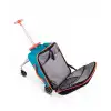Micro Ride On Luggage Eazy Scooter Bagaj Ocean Blue