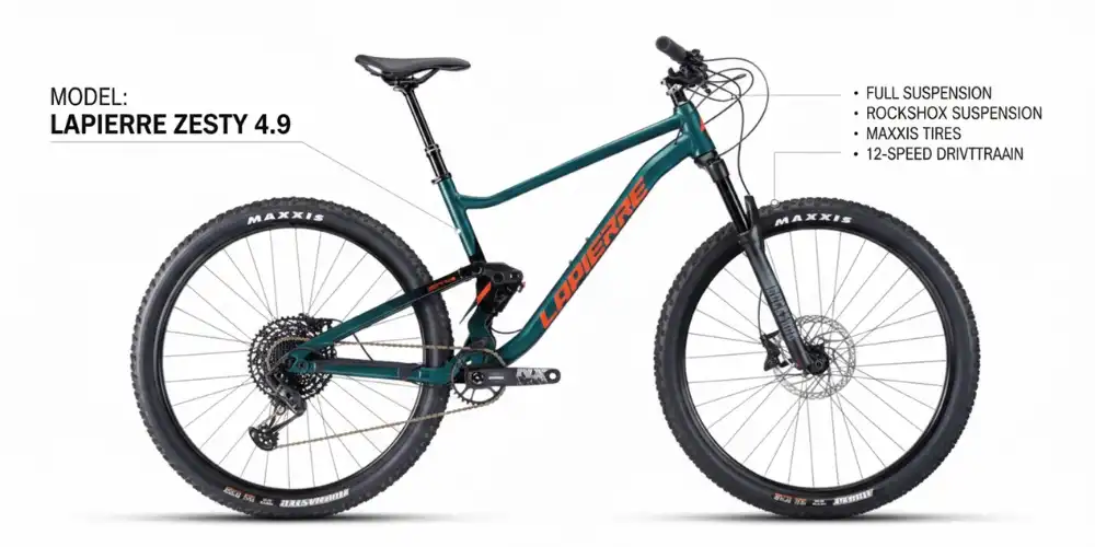 Patikaların Yeni Hakimi: Lapierre Zesty 4.9 İncelemesi ve Teknik Özellikleri