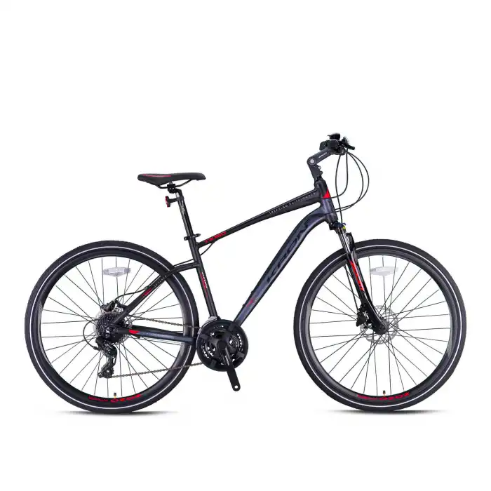 Kron Tx150 V-Fren 18 24 Vites Mat Siyah-Kırmızı