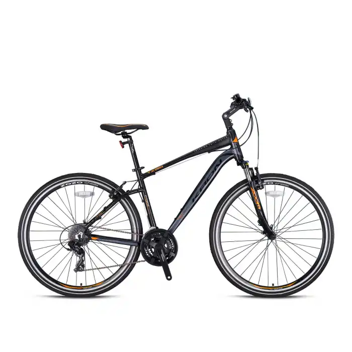 Kron Tx150 V-Fren 18 24 Vites Mat Siyah-Turuncu