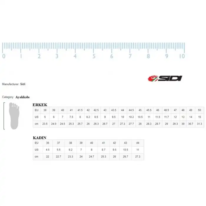 Sidi Fast Spd Ayakkabı Siyah 43 Numara