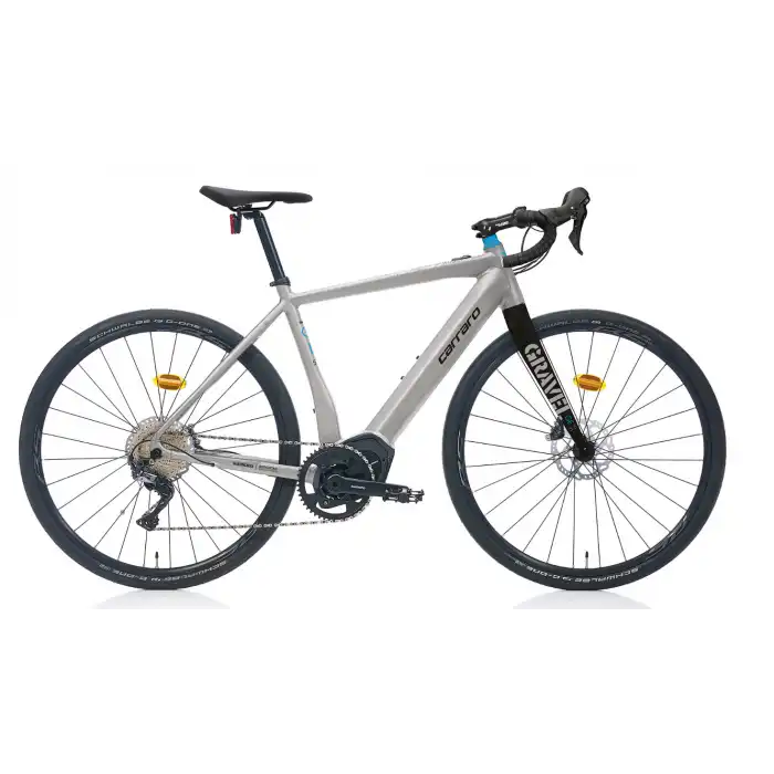 Carraro E-Gravel Ge 5.0 Elektrikli Gravel Bisiklet 55 Cm Açık Gri