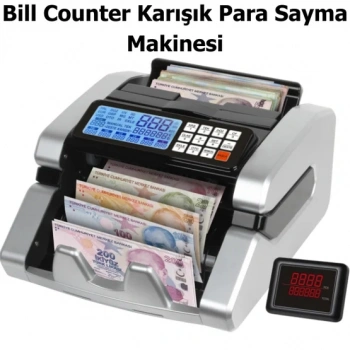 Bill Counter Silver AL-7000S Karışık Para Sayma Makinesi