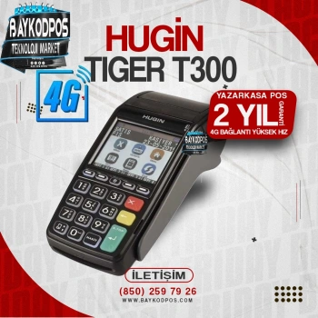 HUGİN TIGER T300 MOBİL YAZARKASA 4G BAĞLANTILI