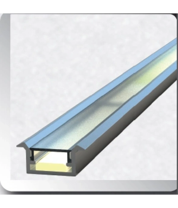 AL-549 - 13 MM ALÜMİNYUM PAHLI LED PROFİL 300 CM