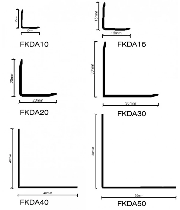 ALÜMİNYUM KÖŞEBENT PROFİLLERİ
