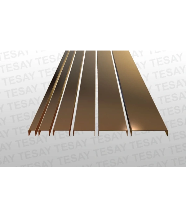 PASLANMAZ ÇELİK BORDÜR PROFİLLERİ 201 KALİTE