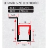 LDGZPR SERAMİK GİZLİ LED PROFİLİ 270 CM