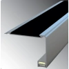 LDMBL6245 - 62X45 MM ALM. LEDLİ MERDİVEN BASAMAK PROFİLİ (LASTİKLİ) 270 CM