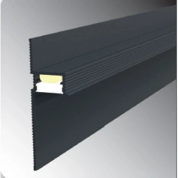 LDALCSP30 - ALÇIPAN LEDLİ SÜPÜRGELİK SİYAH 300 CM