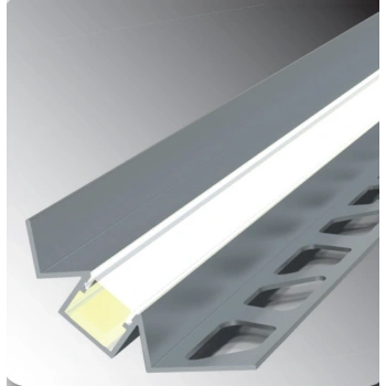 LDFİ10 10 MM LEDLİ İÇ KÖŞE POLİKARBON KAPAK FAYANS PROFİLİ