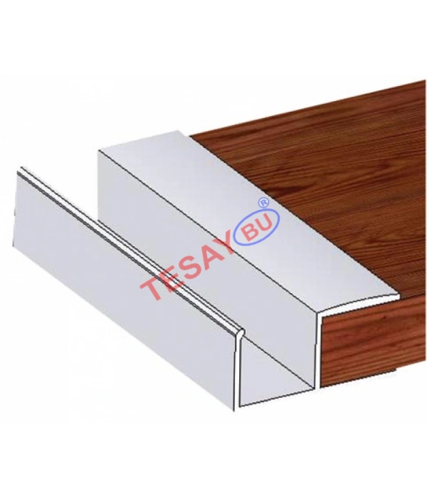 AL-49 / Alüminyum H Kenar Kulp Fitilli