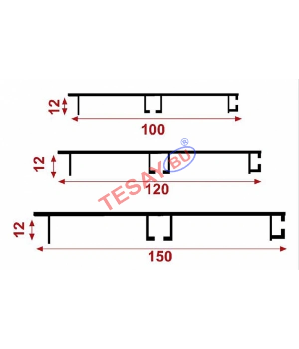 ALB-XXD / Alüminyum Düz Baza Profilleri