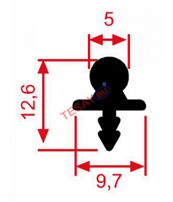 ARP-286 / Alüminyum Alt Ray Tekli