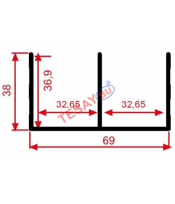 ARP-287 / Alüminyum Üst Ray