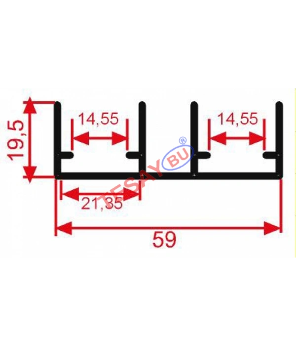 ARP-288 / Alüminyum Üst Ray