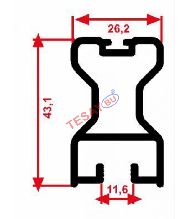 ARP-293 / Geniş Boy Kulp Profili