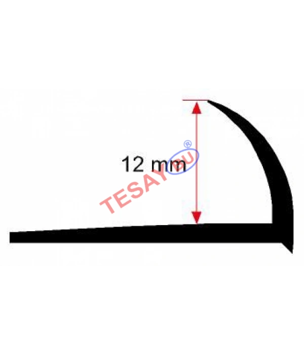 FÇDP12 - 12 mm PVC Dış Köşe Fayans Çıtası