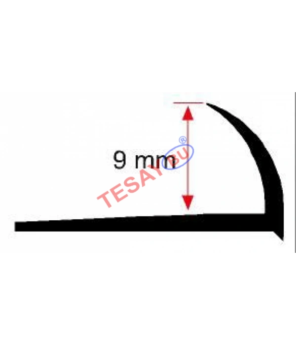 FÇDP09 - 9 mm PVC Dış Köşe Fayans Çıtası