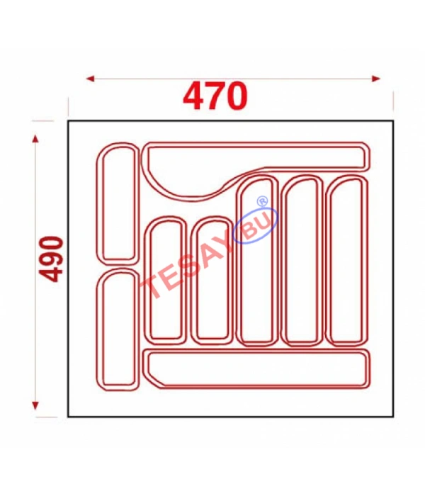 KL-15 / 47X49 Kaşıklık