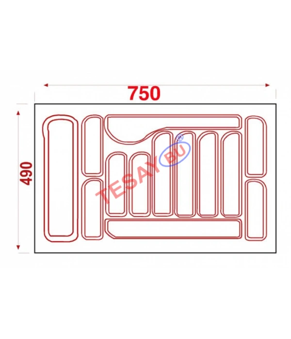 KL-16 / 75X49 Kaşıklık
