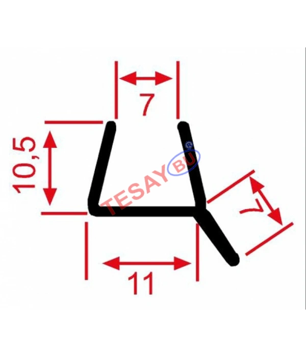 SM-8 / 8 mm Sızdırmazlık Profili