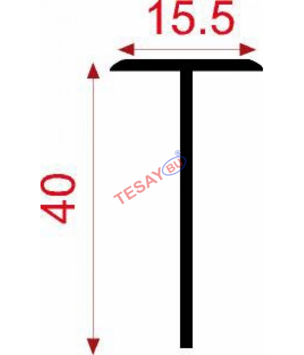 TÇ-11 / 4 cm Tezgah T Çıtası