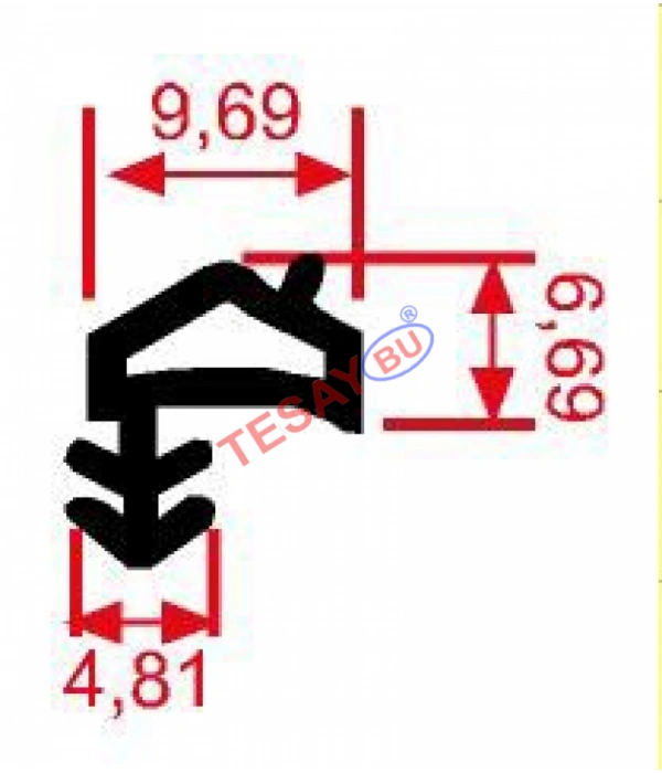 Y-27 / Ahşap Kapı Fitili