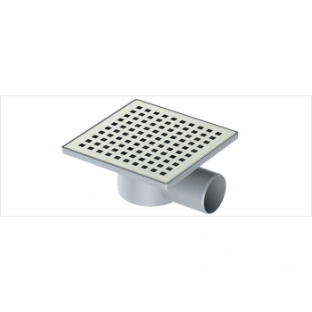 Q32-10×10 cm Plastik Gövde ve Paslanmaz Izgaralı